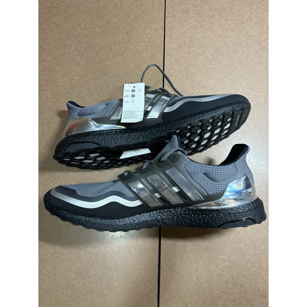 Adidas Ultraboost MTL Running Shoes Gray Black Chrome EG8103 Men's Size 18 NEW